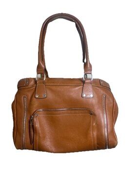 Vintage Longchamp Rodeo Luxe Camel Grain Leather Tote Shoulder Hand Bag